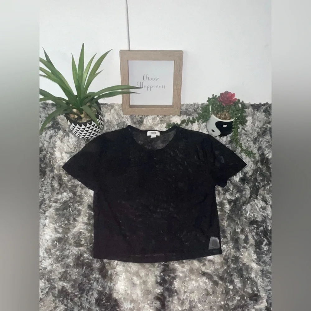 Victoria’s Secret PINK cropped mesh tee bundle - Picture 2 of 5